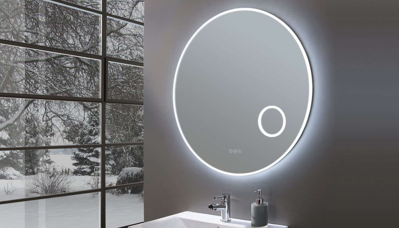 Allure Round Mirror