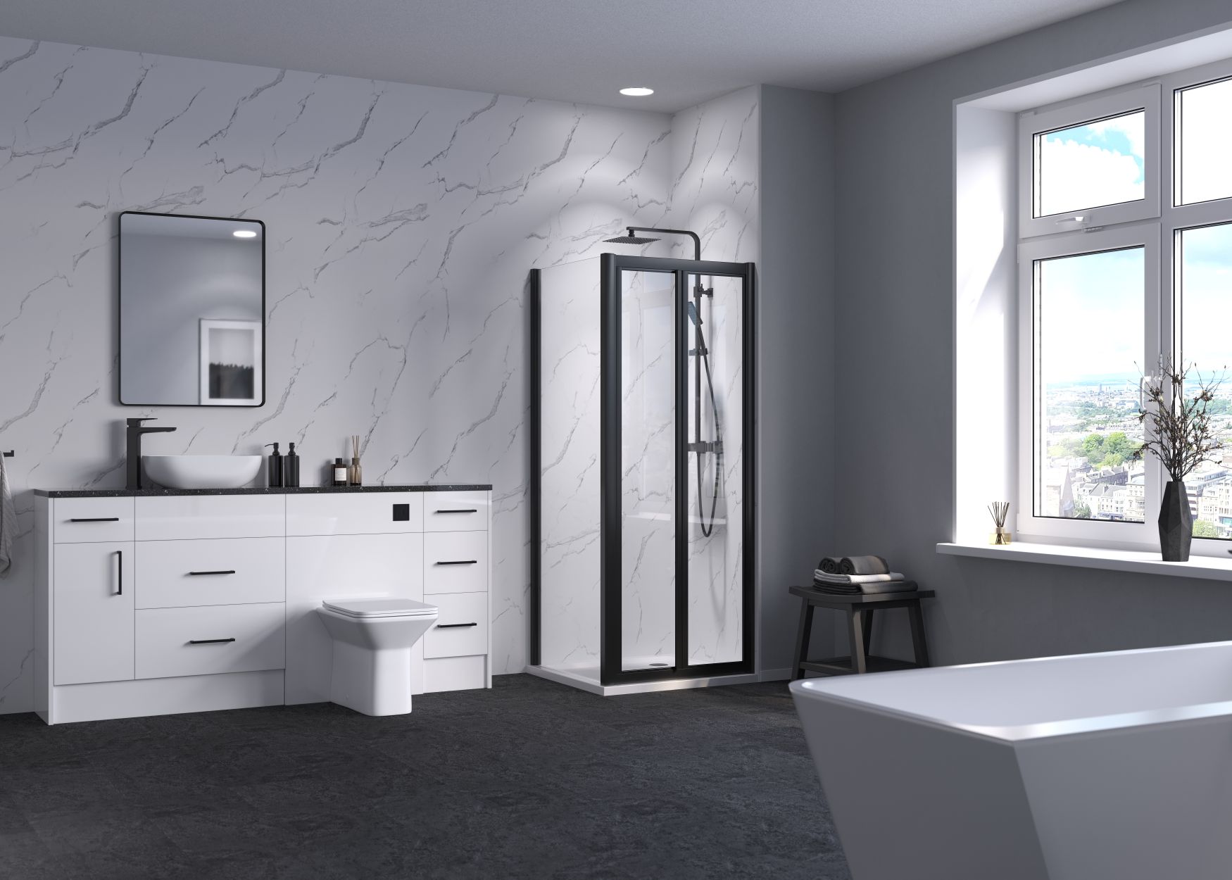 The Space-Saving Benefits of Bifold Shower Doors