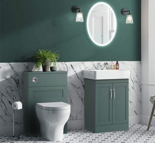 Genevieve Unit In Deep Sea Green