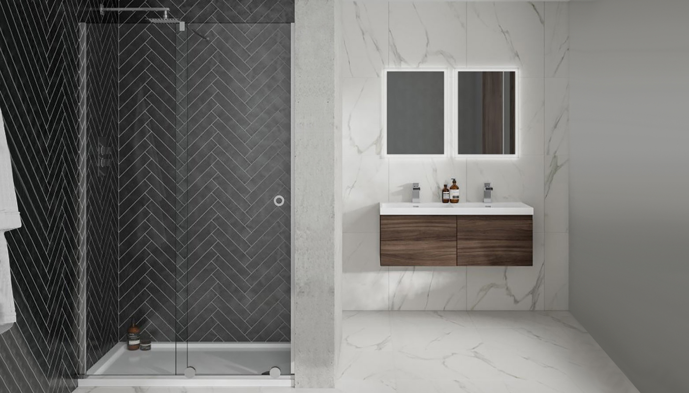 Rolla 8 shower enclosure from Aquadart Rolla 8 shower enclosure from Aquadart
