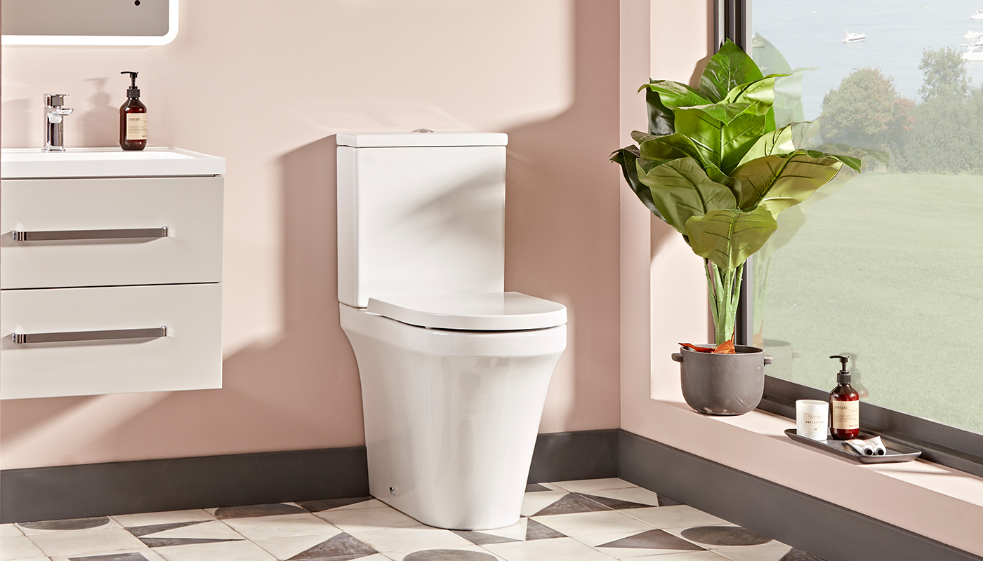 Tavistock Aerial Comfort Height Close Coupled Toilet with Soft Close Seat