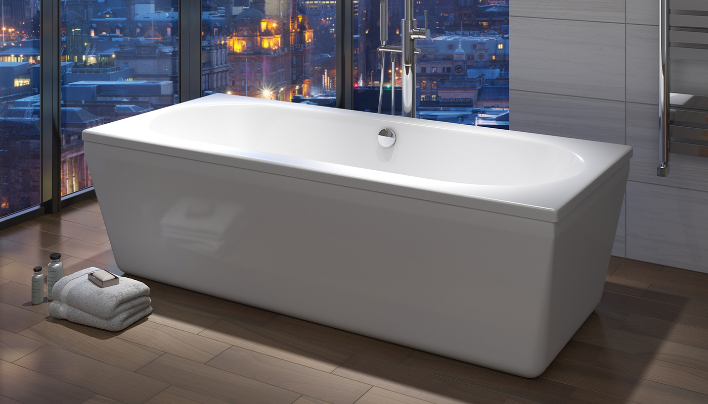 Trojan Edinburgh Double End Freestanding Bath